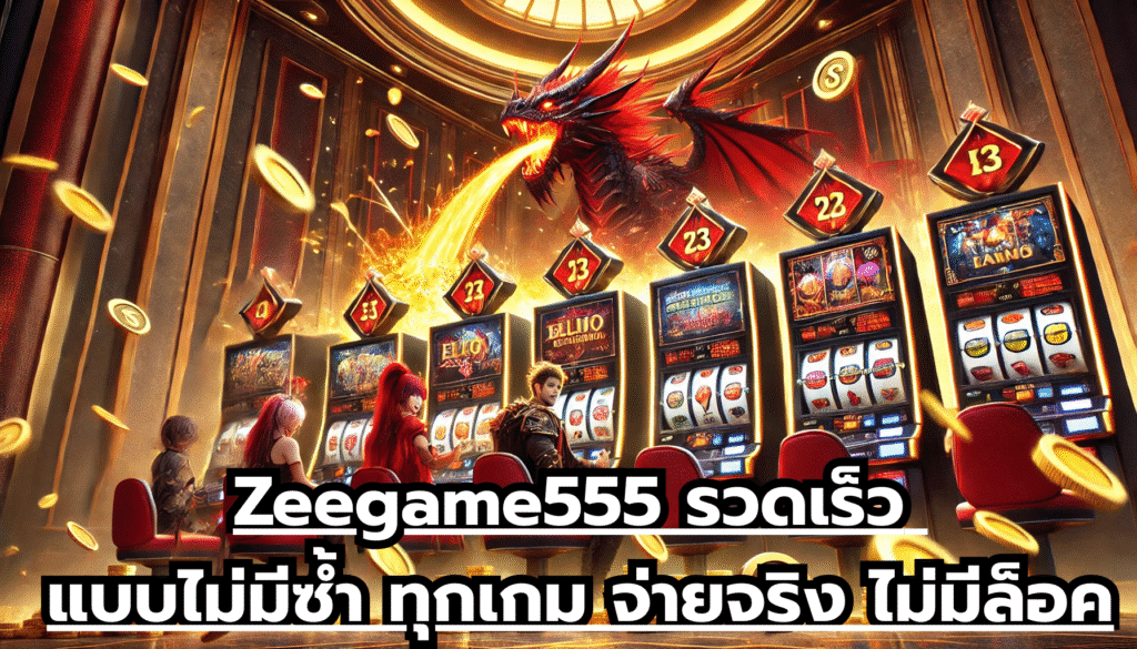 Zeegame555 รวดเร็ว แบบไม่มีซ้ำ ทุกเกม จ่ายจริง ไม่มีล็อค
