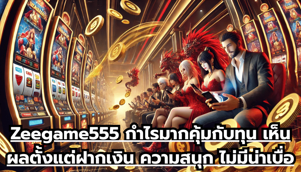 Zeegame555 กำไรมากคุ้มกับทุน เห็นผลตั้งแต่ฝากเงิน ความสนุก ไม่มีน่าเบื่อ