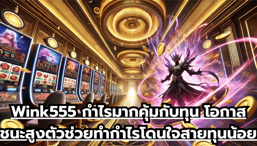 Wink555 กำไรมากคุ้มกับทุน โอกาสชนะสูง ตัวช่วยทำกำไร โดนใจสายทุนน้อย