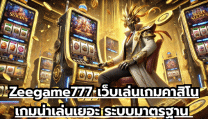Zeegame777 เว็บเล่นเกมคาสิโน เกมน่าเล่นเยอะ ระบบมาตรฐาน เดิมพันง่ายบนมือถือ จ่ายชัวร์