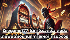 Zeegame777 ได้กำไรรวดเร็ว ลงมือเดิมพันได้เงินทันที ค่ายใหญ่ ครบวงจร ไม่มีจำเจ
